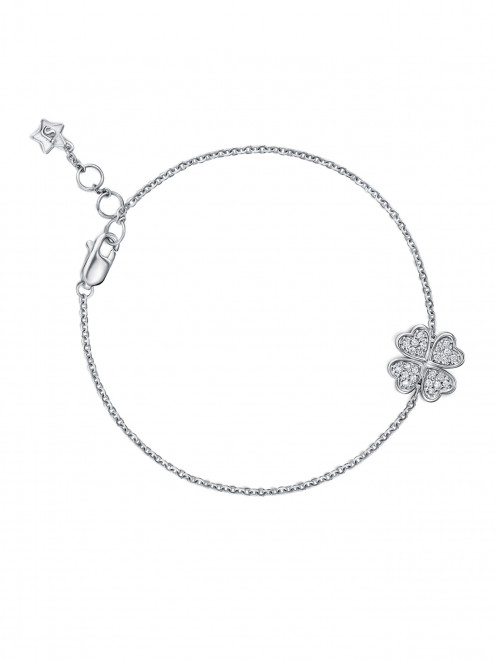 Браслет "Клевер" из белого золота Safo Jewelry - Общий вид