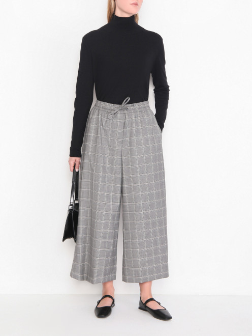 Брюки на резинке с узором Weekend Max Mara - МодельОбщийВид