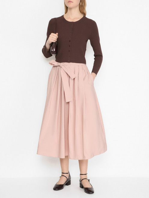 Широкая юбка-миди Weekend Max Mara - МодельОбщийВид