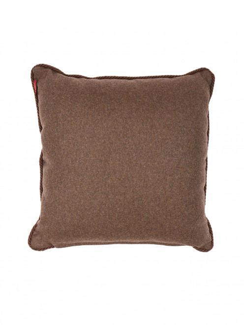 Декоративная подушка из шерсти с вышивкой Etro - Обтравка1