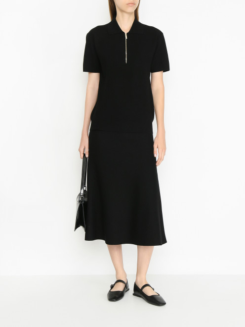 Трикотажная юбка-трапеция Max Mara - МодельОбщийВид