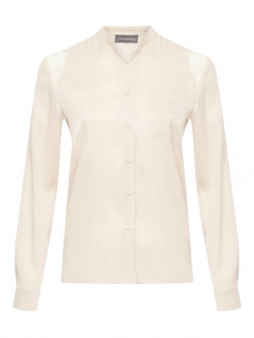 Блуза с ажурными вставками Lorena Antoniazzi - Общий вид