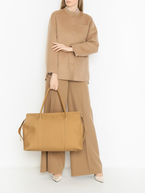 Сумка-саквояж из кожи Fiore bags - МодельОбщийВид