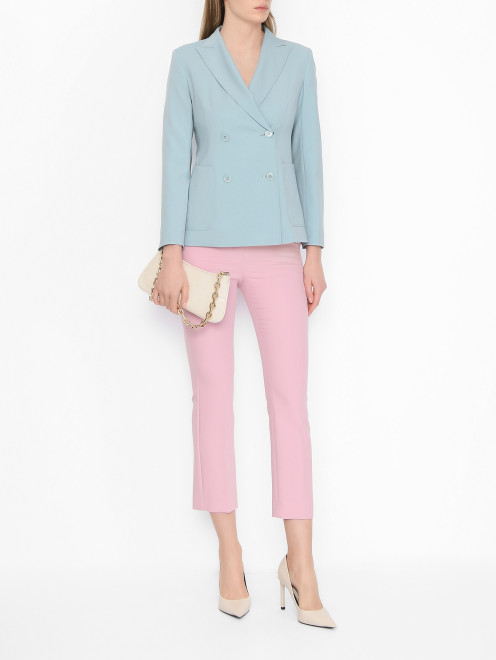 Двубортный жакет из шерсти Weekend Max Mara - МодельОбщийВид