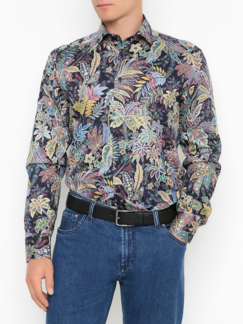 Рубашка с узором Etro - МодельВерхНиз