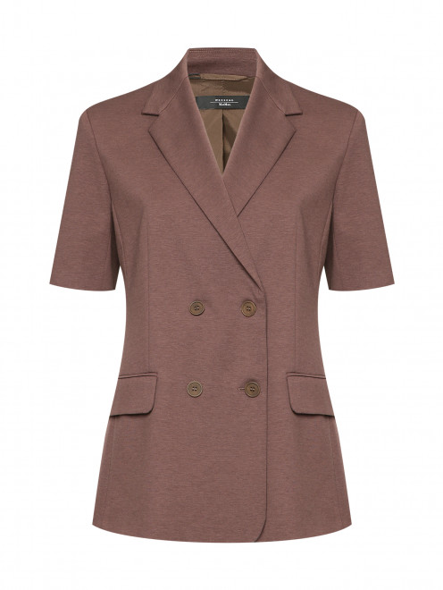 Трикотажный жакет с короткими рукавами Weekend Max Mara - Общий вид