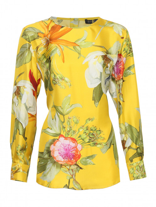 Блуза из шелка с длинными рукавами Marina Rinaldi - Общий вид