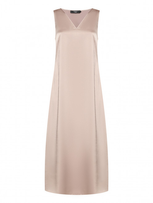 Атласное платье-миди Weekend Max Mara - Общий вид
