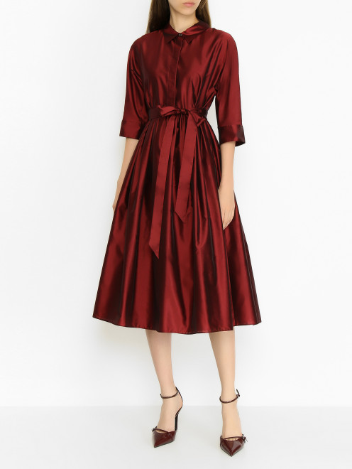Платье из смесового шелка Max Mara - МодельВерхНиз