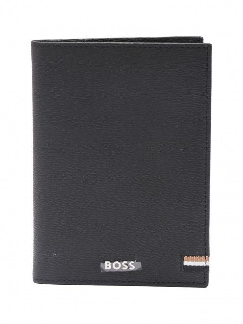Обложка для паспорта из кожи Boss - Общий вид
