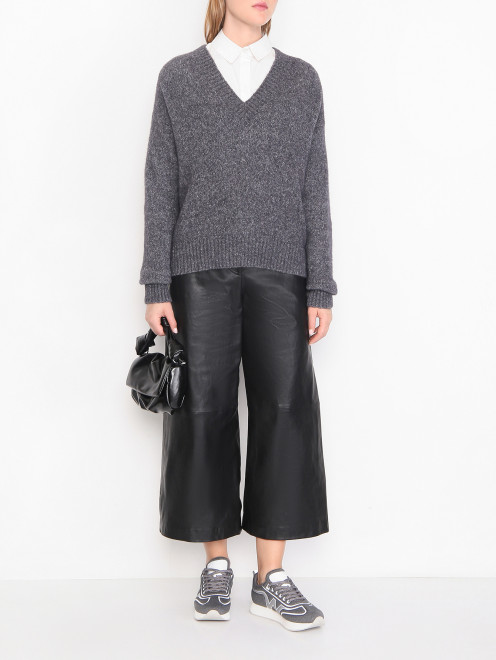 Кроссовки из текстиля с логотипом Weekend Max Mara - МодельОбщийВид