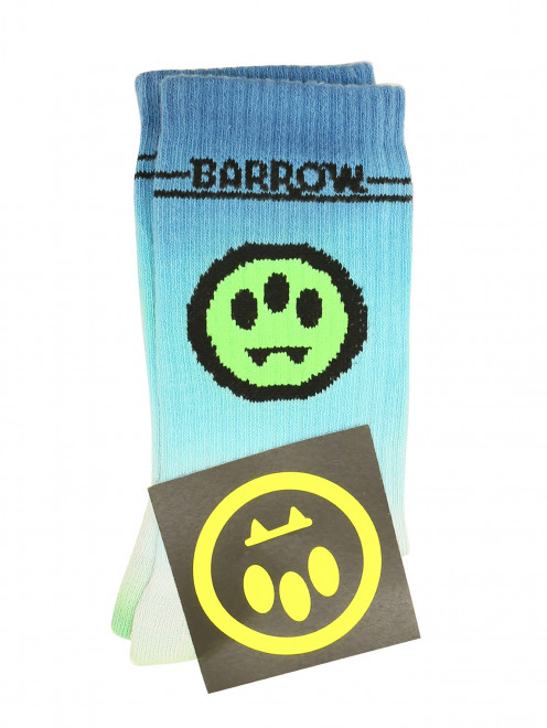 Носки с градиентом с логотипом Barrow Kids - Общий вид