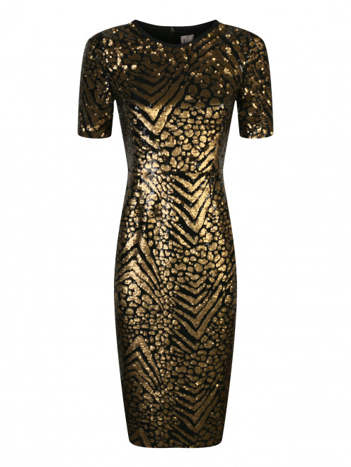 Платье-футляр декорированное пайетками Antonio Marras - Общий вид