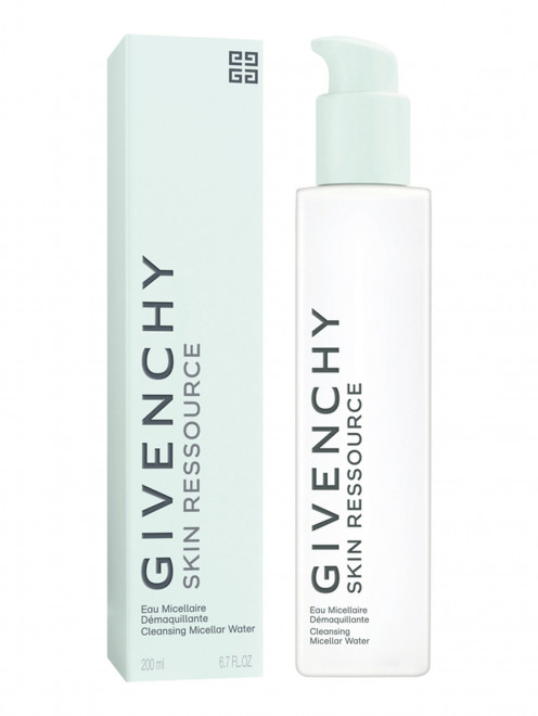 Мицеллярная вода для снятия макияжа с лица и глаз Skin Ressource, 200 мл Givenchy - Обтравка1