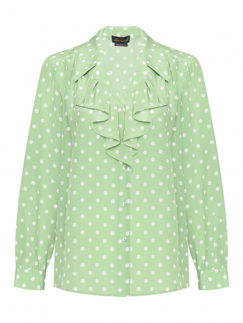 Блуза из шелка с узором горох Luisa Spagnoli - Общий вид