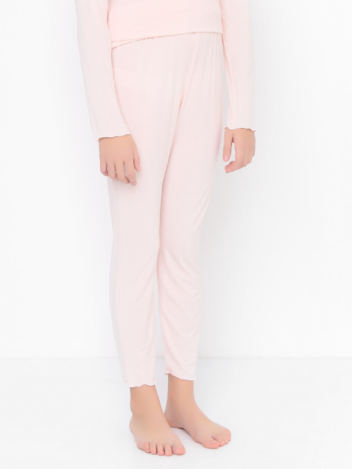 Однотонная пижама с брюками Sanetta - МодельВерхНиз