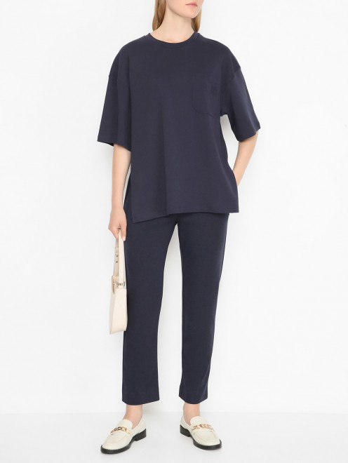 Свободная футболка с карманом Weekend Max Mara - МодельОбщийВид