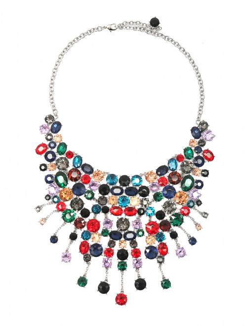 Ожерелье с разноцветными кристаллами Marina Rinaldi - Общий вид