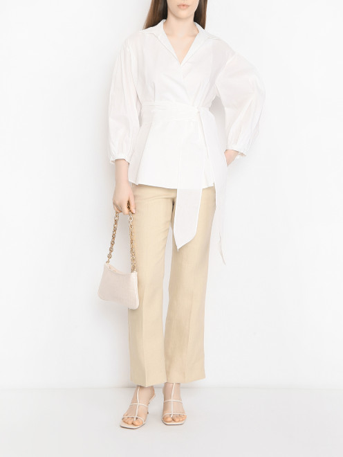 Брюки из смешанного хлопка Weekend Max Mara - МодельОбщийВид