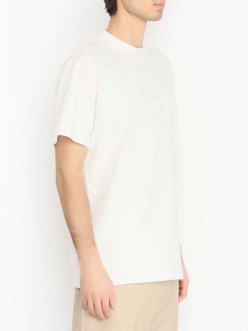 Базовая футболка из хлопка LARDINI - МодельВерхНиз