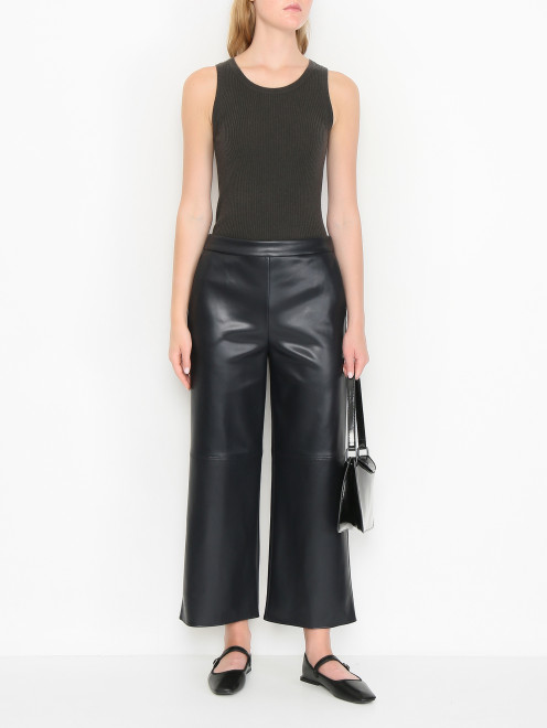Топ из шерсти в рубчик Max Mara - МодельОбщийВид