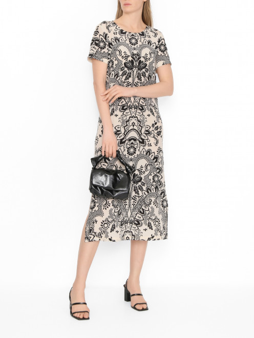Платье из шелка с разрезами Weekend Max Mara - МодельОбщийВид