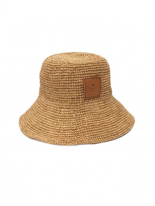 Плетеная шляпа с логотипом Weekend Max Mara - Общий вид