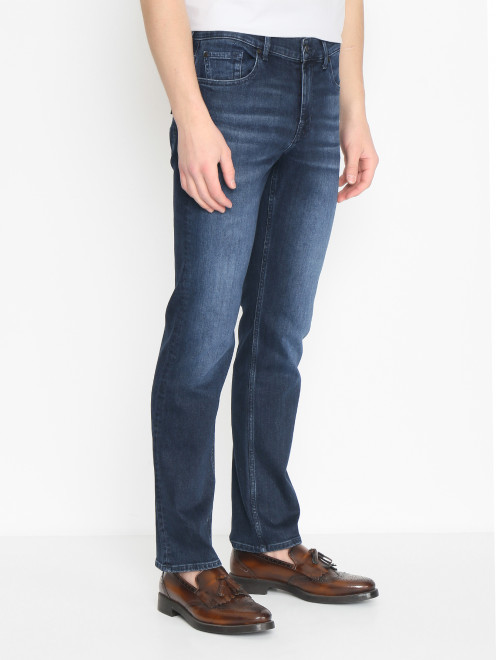 Базовые джинсы из хлопка 7 For All Mankind - МодельВерхНиз
