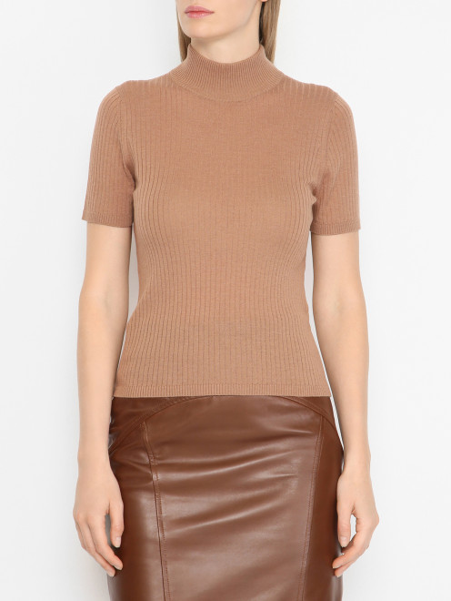 Топ из шелка и шерсти Max Mara - МодельВерхНиз
