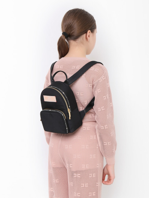 Мини-рюкзак из текстиля Elisabetta Franchi - МодельВерхНиз