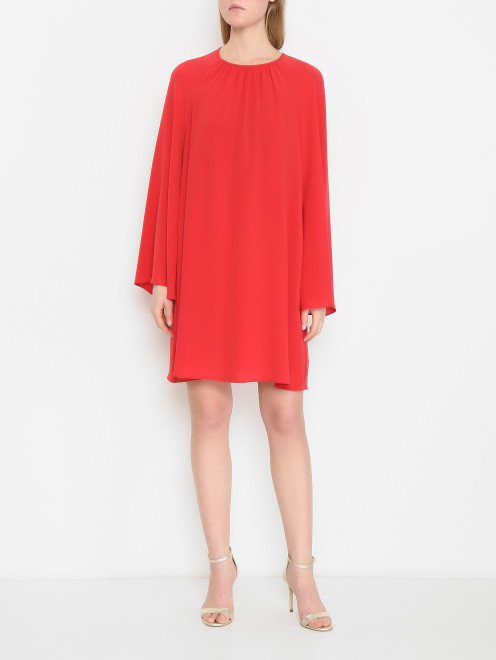 Платье-мини свободного кроя Max Mara - МодельВерхНиз