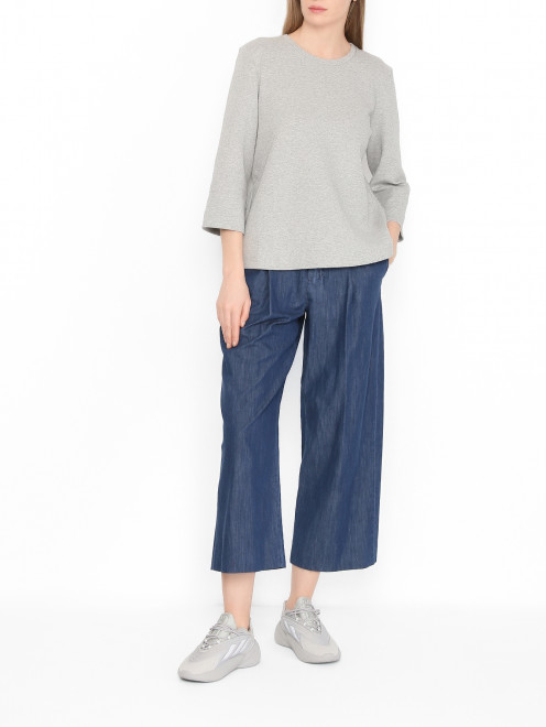 Лонгслив из смесового хлопка Max Mara - МодельОбщийВид