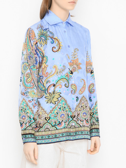 Блуза с узором на пуговицах Etro - МодельВерхНиз