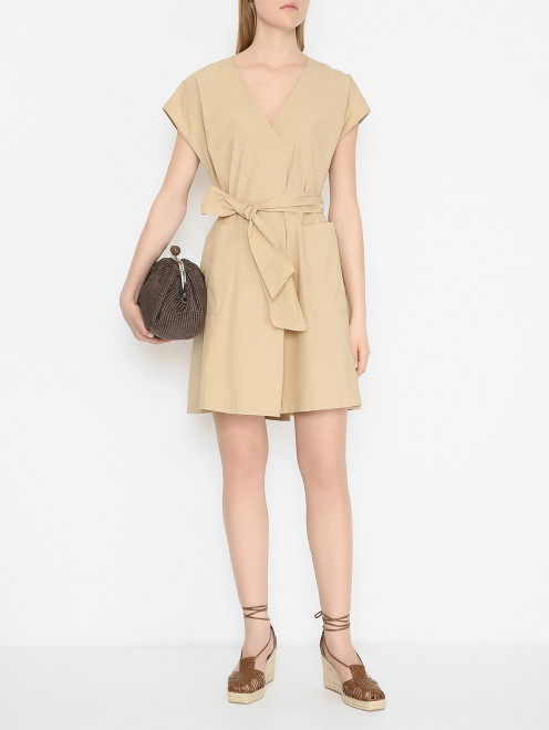Свободное платье-миди с карманами Weekend Max Mara - МодельОбщийВид