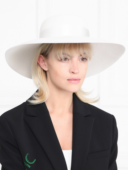 Шляпа с широкими полями и лентой Lilia Fisher - МодельОбщийВид