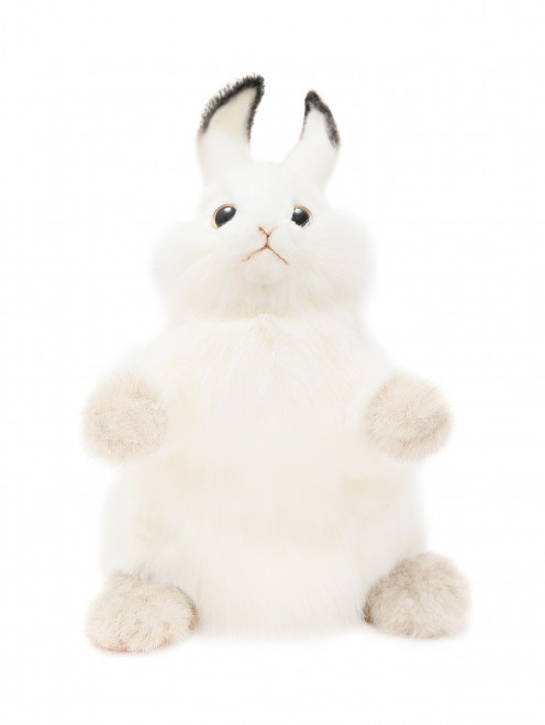 Игрушка на руку-Белый кролик Hansa - Обтравка1