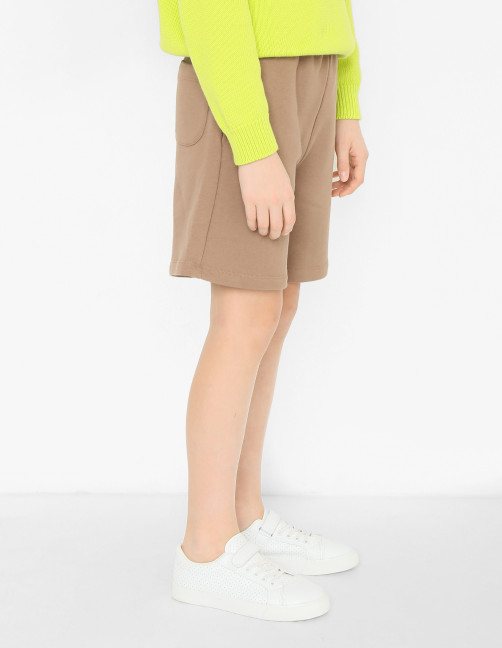 Шорты из хлопка на резинке MSGM - МодельВерхНиз