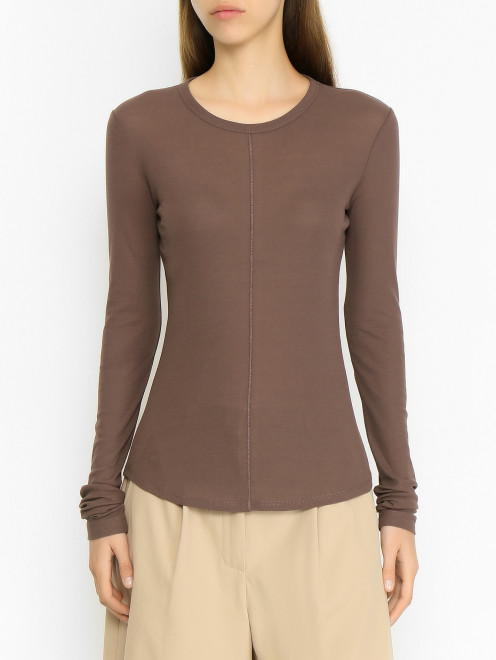 Базовый лонгслив Weekend Max Mara - МодельВерхНиз