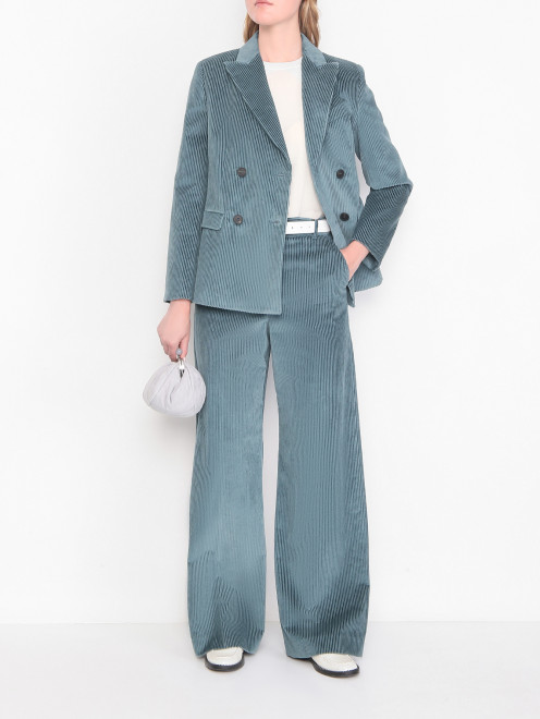 Брюки вельветовые с карманами Weekend Max Mara - МодельОбщийВид