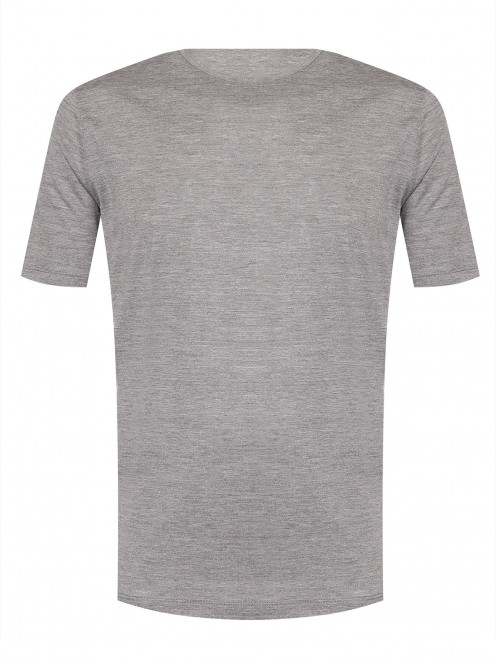 Базовая футболка из шерсти LARDINI - Общий вид