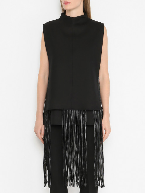 Топ с длинной бахромой Sportmax - МодельВерхНиз