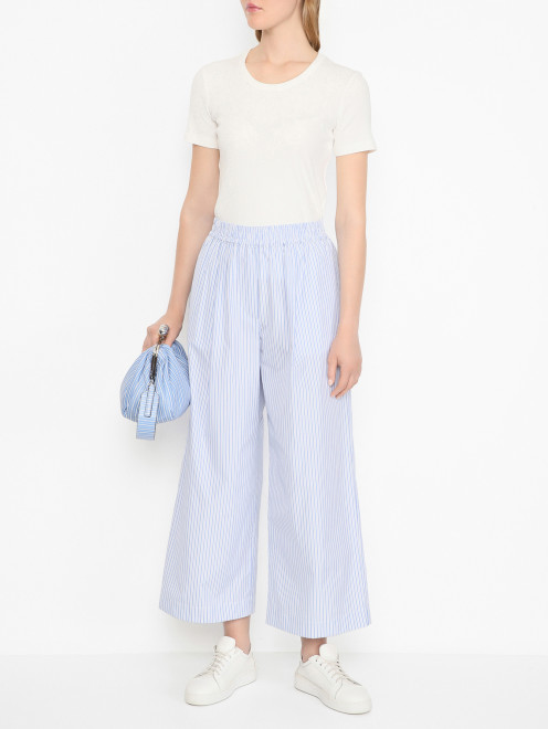Трикотажный топ в рубчик Weekend Max Mara - МодельОбщийВид