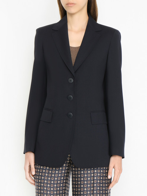 Жакет из шерсти на пуговицах Max Mara - МодельВерхНиз