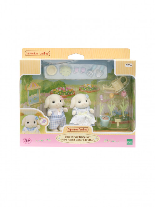 Цветочные кролики – брат и сестра  Sylvanian Families - Общий вид