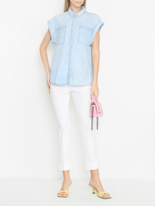 Блуза с накладными карманами Replay - МодельОбщийВид