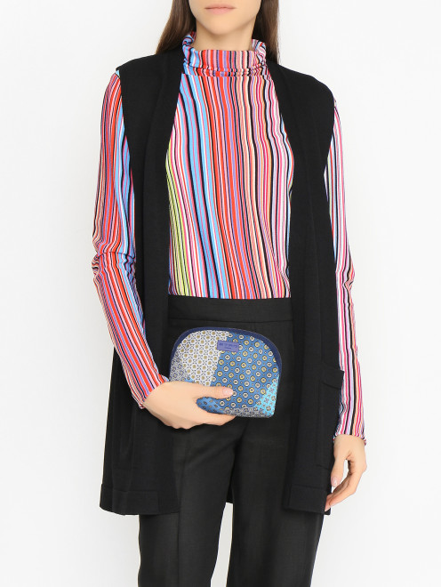 Косметичка из текстиля на молнии Etro - МодельОбщийВид
