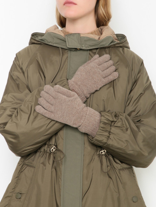 Трикотажные перчатки из шерсти Weekend Max Mara - МодельОбщийВид