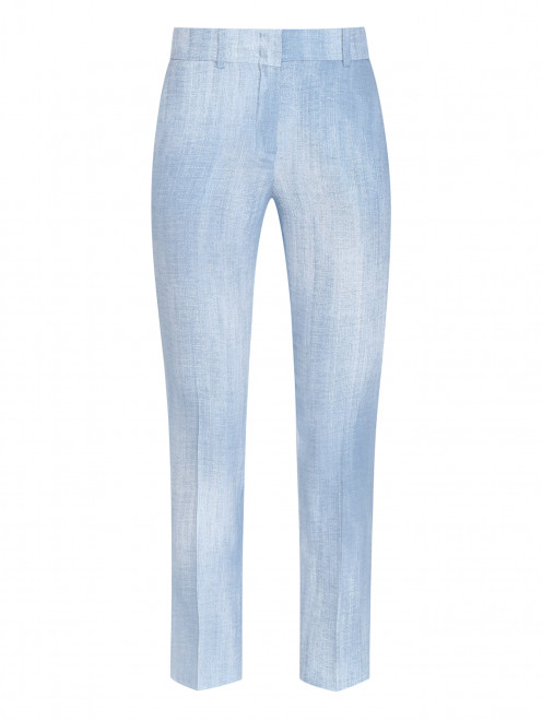 Однотонные брюки прямого кроя из вискозы Ermanno Scervino - Общий вид