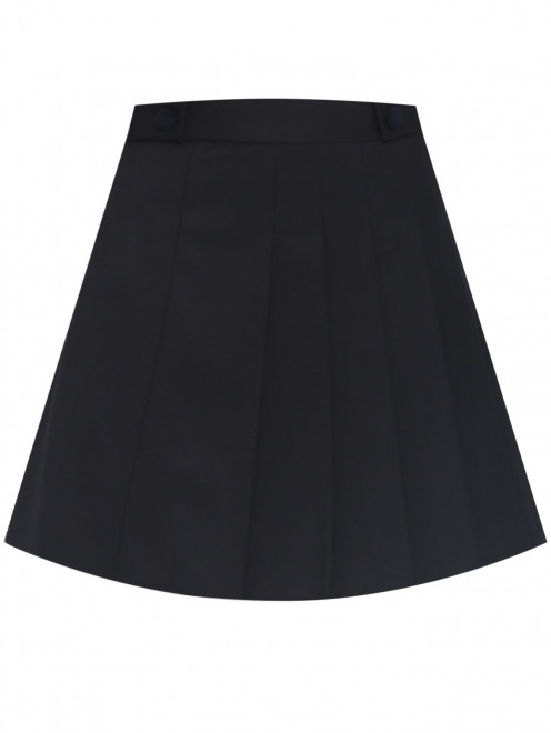 Однотонная юбка со складками Treapi - Общий вид