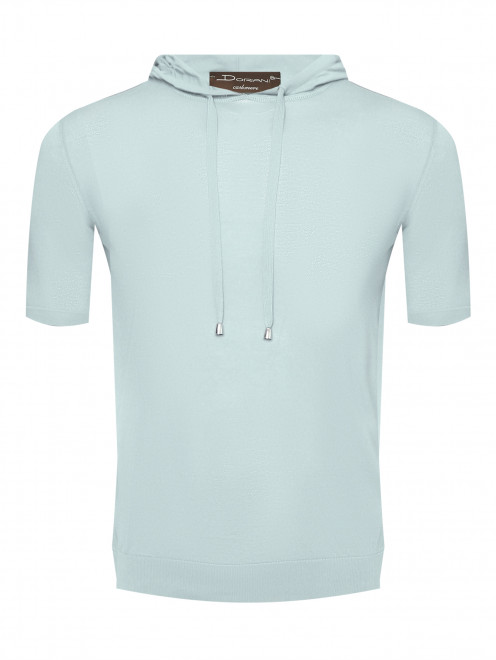 Джемпер из хлопка с коротким рукавом и капюшоном Doriani Cashmere - Общий вид